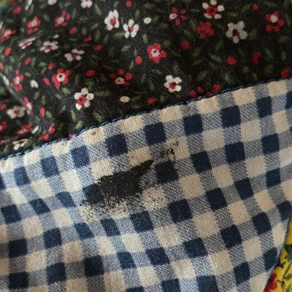 Organic cotton* Doen Starling Quilted Countryside Patchwork Jacket - XS - Picture 12 of 13